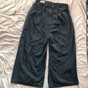 High Rise Pleated Baggy Trouser Pants